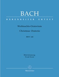 Christmas Oratorio BWV248 Bass Choral Score cover